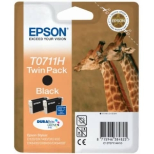 Cartucce inkjet ink pigmentato blister RS T0711H Epson nero Conf. 2 - C13T07114H10