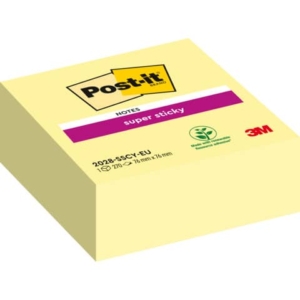 Foglietti riposizionabili Post-it® Cubo Super Sticky Notes 76x76 mm 270 ff Giallo Canary?  2028-SSCY-EU