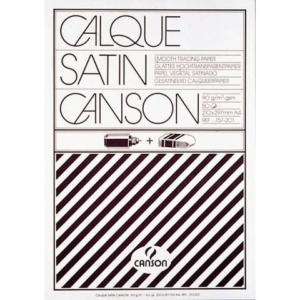Blocco da disegno Canson carta lucida satinata 50 fogli 90/95 g/m² A4 C200757201