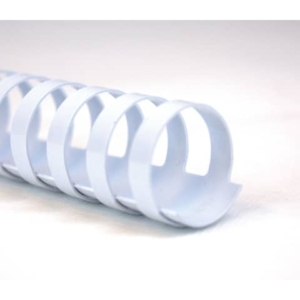 Dorsi plastici a 21 anelli GBC CombBind 10 mm A4 bianco - fino a 65 fogli conf da 100 dorsi - 4028195