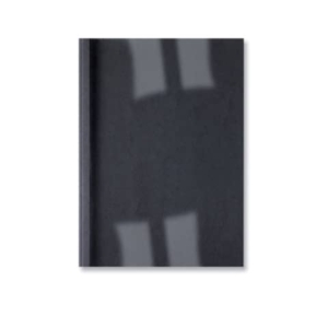 Copertine termiche per rilegatura GBC con dorso da 1,5 mm in pvc e cartoncino A4 nero conf 100 copertine - IB451607