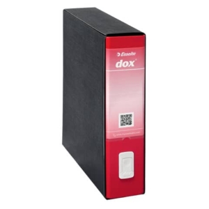 Registratore a leva DOX9 formato speciale 35,5x31,7 cm - dorso 8 cm trattata antimpronta rosso - 000212B1