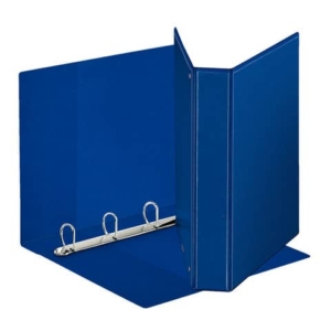 Raccoglitore personalizzabile Esselte Display a 4 anelli a D 40mm PP dorso 6 cm blu - 394753500