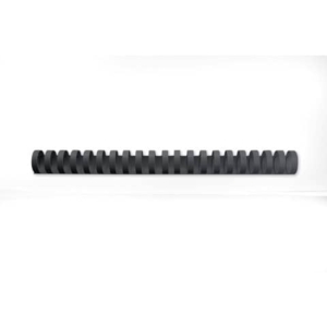 Dorsi plastici a 21 anelli GBC CombBind 19 mm A4 nero - fino a 165 fogli conf da 100 dorsi - 4028601