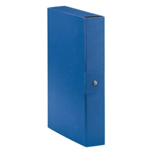 Cartelle portaprogetti Esselte C26 EUROBOX dorso 6 cm presspan biverniciato blu - 390326050