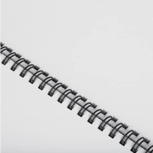 Dorsi metallici FELLOWES nero 8 mm - - capacità 36-60 fogli conf.100 - 53261