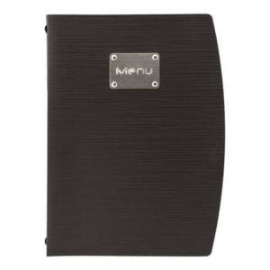 Portamenù Securit® Rio A4 nero  MC-RCA4-BL