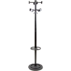 Appendiabiti da terra Unisit Totem con portaombrelli  h. 172 cm - 8 appendini nero - APUTO/N