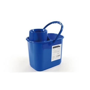 Secchio Perfetto Factory Polar con strizzatore - 15 L blu 26545