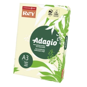 Carta colorata A3 Sylvamo Rey Adagio 160 g/m² avorio 93 - Risma da 250 fogli - ADAGI160X486