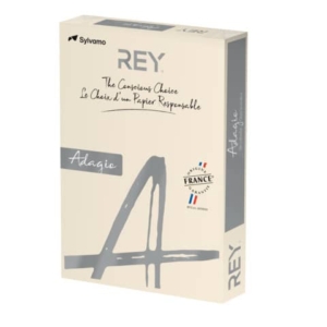 Carta colorata A3 Sylvamo Rey Adagio 80 g/m² avorio 93 - Risma da 500 fogli - ADAGI080X667