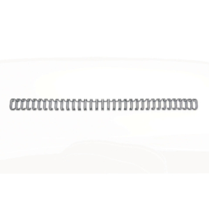 Spirali metalliche a 34 anelli GBC WireBind W18 12 mm a4 nero conf da 100 spirali - RG810810