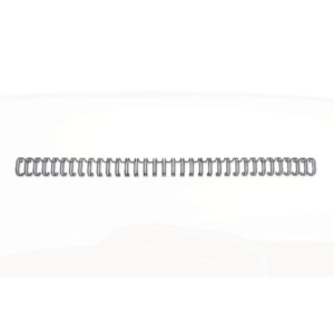 Spirali metalliche a 34 anelli GBC Wirebind 8 mm a4 nero conf da 100 spirali - RG810510