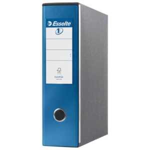 Registratori con custodia Esselte G53 Eurofile commerciale Dorso 8 cm cartone rivestito PP blu metallizz. - 390753960