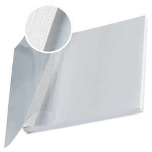 Copertina flessibile max 106-140 fogli Leitz impressBIND in PPL con dorso da 14 mm A4 bianco  conf. da 10 - 74150001