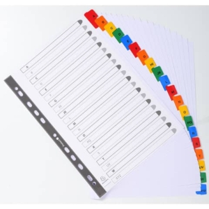 Intercalari stampati in digitale Exacompta Protect'o cartoncino A4 160g/mq 20 tasti AZ - 1111E