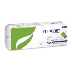 Carta igienica Lucart Eco comoda 10 2 veli 10 rotoli da 200 strappi - 811438P