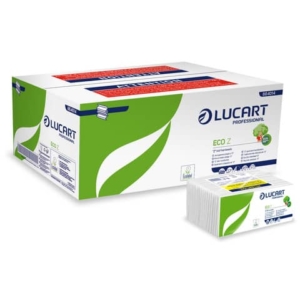 Asciugamani piegati a ''Z'' Lucart Eco Z 21,5x23,5 cm 2 veli conf. da 220 ff - 864014U