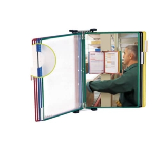 Leggio murale T-Technic Tarifold® con 10 buste in PVC A4 B414109