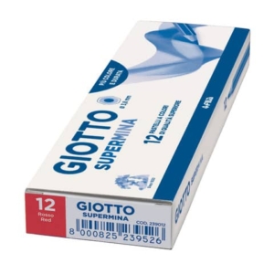 Matita colorata GIOTTO Supermina rosso 12 - F239012