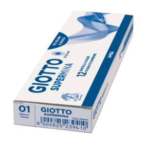 Matita colorata GIOTTO Supermina 3,8 mm bianco 01 - F239001