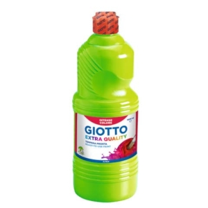 Tempera a base d'acqua GIOTTO Extra Quality flacone 1 lt verde cinabro F533411