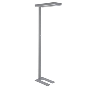 Lampada piantana a LED dimmer con sensore movimento/crepuscolare Juvis Maul argento - Z810052