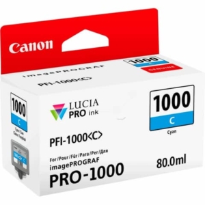 Cartuccia inkjet PFI-1000C Canon ciano 0547C001