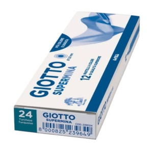 Matita colorata GIOTTO Supermina turchese 24 - F239024