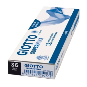 Matita colorata GIOTTO Supermina nero 36 - F239036