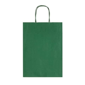 Sacchetti da regalo Rex-Sadoch Allegra tinta unita Dark 26x12x36 cm verde conf. da 25 - SDF26-560