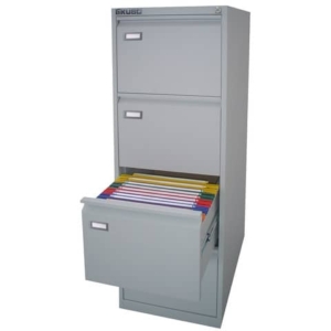 Classificatore per cartelle sospese KUBO - 4 cassetti 46x62x132 cm grigio 4004