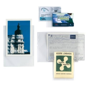 Buste a U Sei Rota Soft PP liscio - alto spessore trasparente - formato interno 25x35 cm Conf. 25 pezzi - 652535