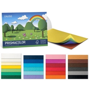 Cartoncini Prisma FAVINI 20 PRISMA monoruvidi colorati 220 g/m² 50x70cm marrone 08 conf.20 - A33N012