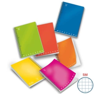 Quaderno Pigna Monocromo A5 - 80 g/m² - 70 ff - 5M - 02155595M