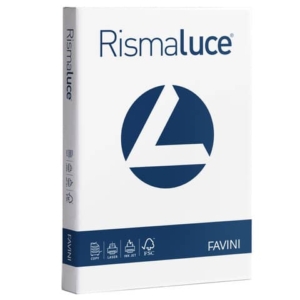 Carta per fotocopie A4 Favini Rismaluce Bianca 140 g/m² Risma da 200 fogli - A650204