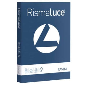 Carta colorata Favini Rismaluce colori forti 200 g/m² A4 blu di prussia Risma da 125 fogli - A67K104