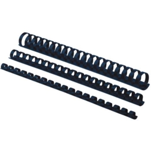 Dorsi plastici FELLOWES blu ad anello tondo 12 mm - 56-80 fogli conf.100 - 5346305