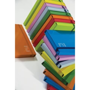 Cartella a 3 lembi con elastico piatto BREFIOCART NEW COLOR 25x35 cm dorso 3 cm verde chiaro - 0221303.VC