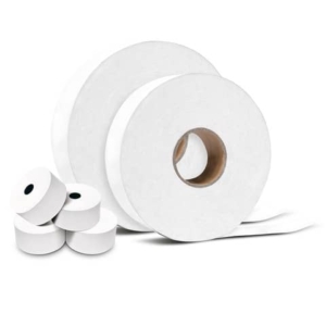 Rotoli per colonnine area di servizio Rotolificio Pugliese 57 mm x 100 m foro 12 mm 55 g/m² conf. da 4 - 57100CS
