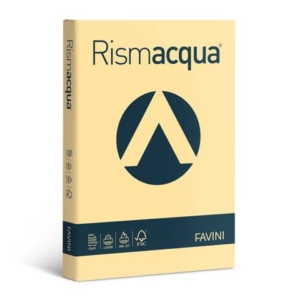 Carta colorata Favini Rismacqua colori tenui 90 g/m² A4 camoscio 02 - Risma da 300 fogli - A66R304
