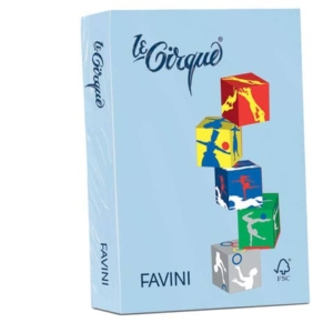 Carta colorata FAVINI LE CIRQUE per tutte le tecnologie di stampa 80 g/m² A4 azzurro 106 500 fogli - A717504
