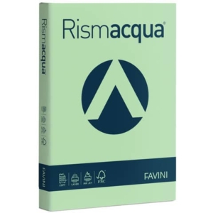 Carta colorata Favini Rismacqua colori tenui 90 g/m² A4 verde chiaro - Risma da 300 fogli - A66P304