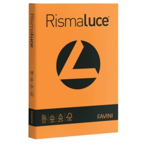 Carta colorata Favini Rismaluce colori forti 90 g/m² A4 arancio 56 - Risma da 300 fogli - A66E304
