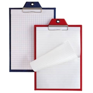 Portablocco singolo con molla Sei Rota Superblock S 21x29,7 cm blu 29302207
