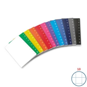 Maxi quaderno Pigna Monocromo A4 - 80 g/m² - 42 ff - 10M - assortiti - 22988710