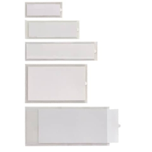 Portaetichette adesive Sei Rota IesTI A4 + etichette intercambiabili 65x140 mm trasparente - conf. 10 pezzi - 321114