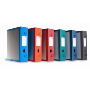 Scatola archivio LEONARDI Combi Box E500 dorso 9 cm grigio grafite - 29,8x36,2 cm E500GG