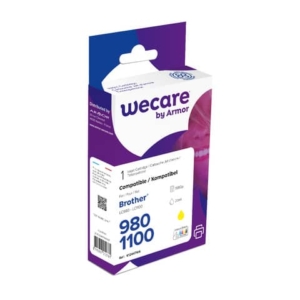 Cartuccia inkjet WECARE compatibile Brother LC-1100Y - giallo K12447W4