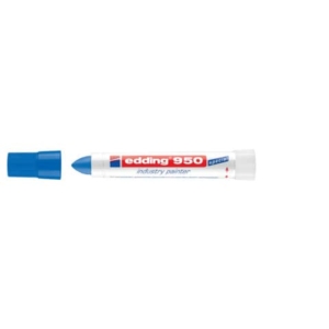 Marcatore a cera edding 950 punta conica 10 mm blu E-950 003